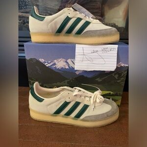 NWT men’s size 12 adidas Ronnie Fieg x Clarks x 8th Street Samba Chalk White